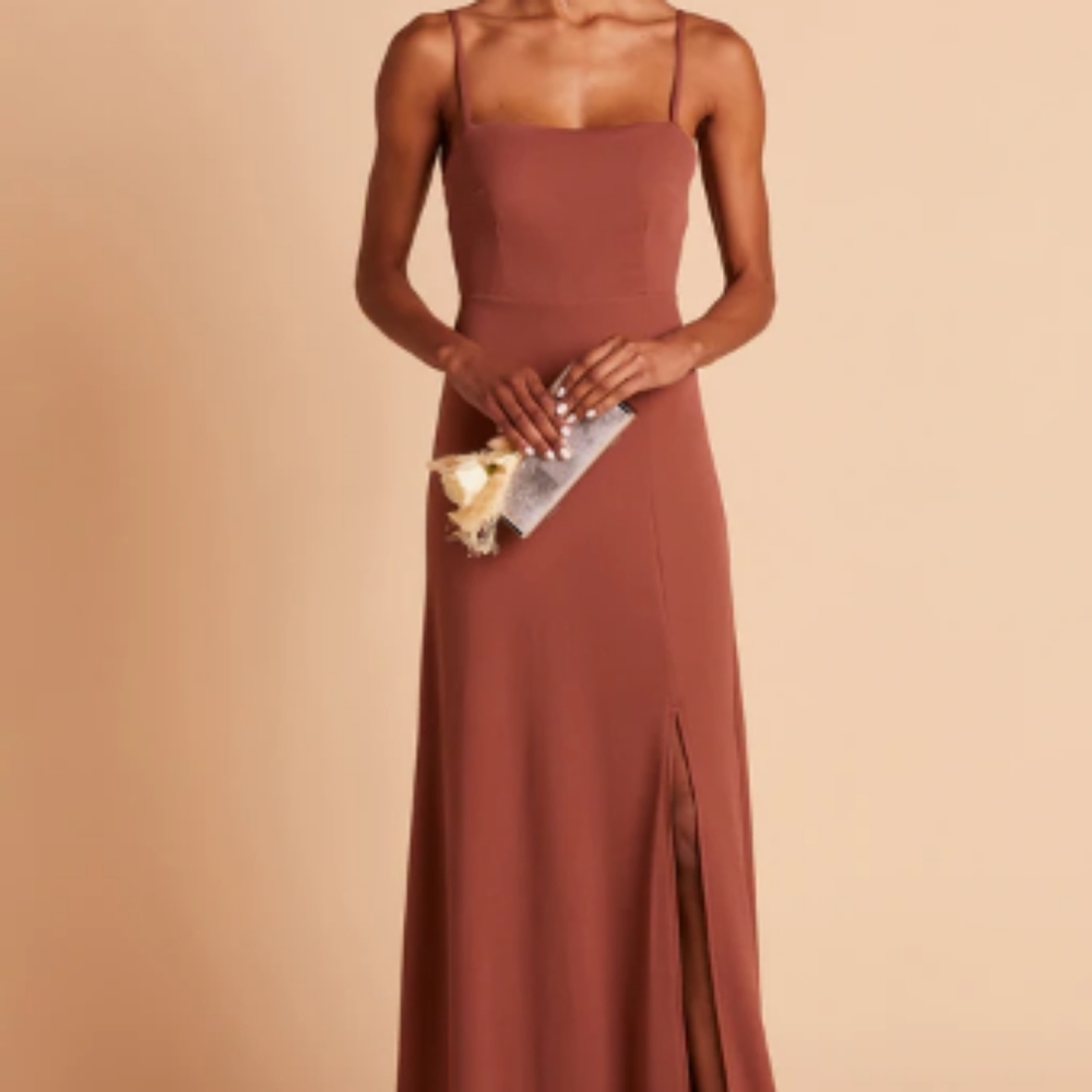 NWT BIRDY-GREY BENNY CREPE DRESS, (Color DESERT ROSE)